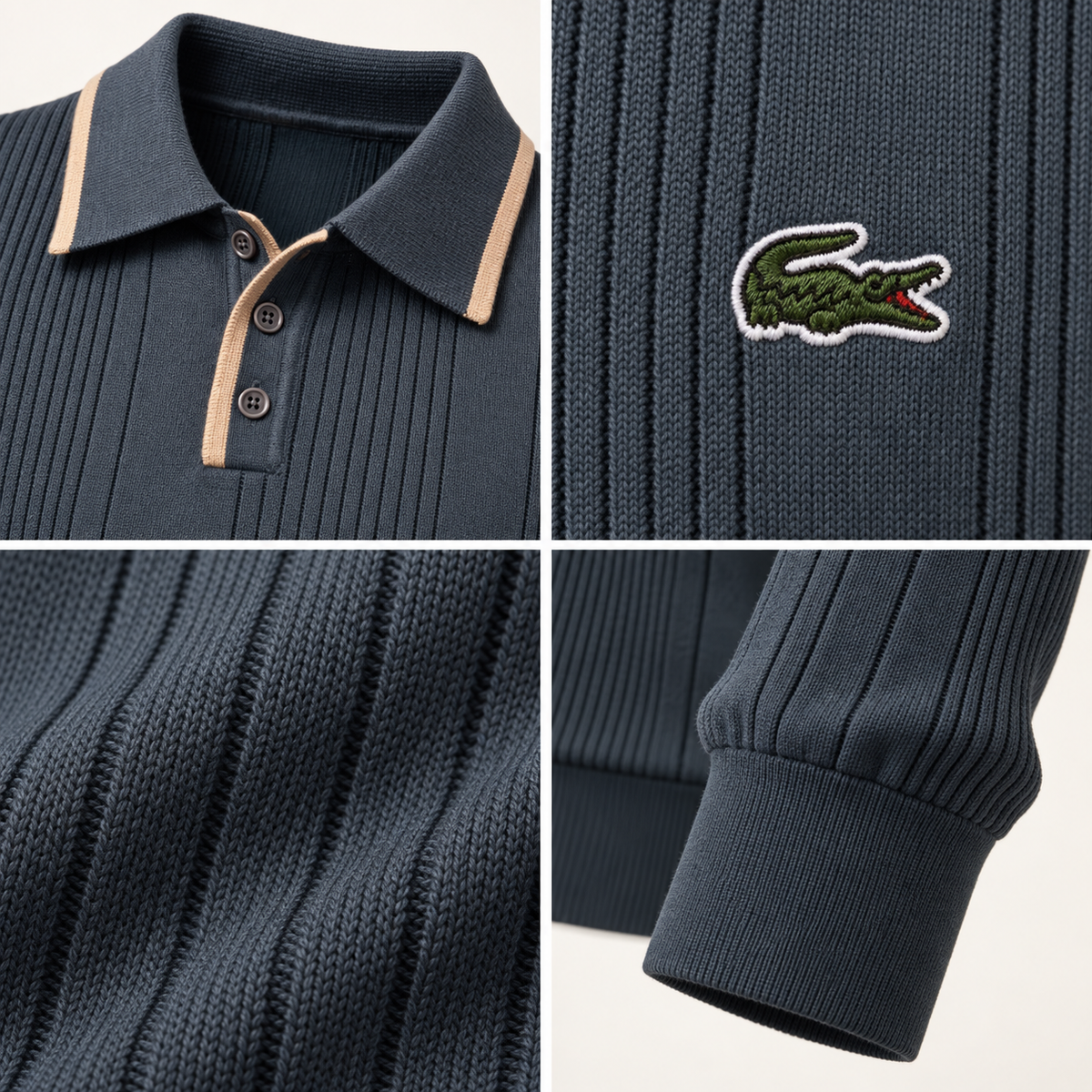 LC The Alford Knitted Polo Sweater